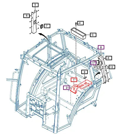 Mahindra Tractor Cover , Pto Lever 19026330013 Mahindra Direct Parts
