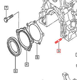 Mahindra Tractor Crankcase Stud 006052865N01 Mahindra Direct Parts