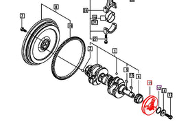 Mahindra Tractor Crankshaft Pulley 119E10-21650 Mahindra Direct Parts