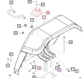 Mahindra Tractor Cup Holder 007640566V1 Mahindra Direct Parts