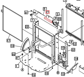 Mahindra Tractor Cushion - Radiator 26040563000 Mahindra Direct Parts