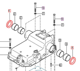Mahindra Tractor Cylinder Case Seal V7441608212 Mahindra Direct Parts