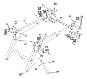 Mahindra Tractor Cylinder Grease Fitting KMW05301038 Mahindra Direct Parts