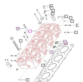 Mahindra Tractor Cylinder Head 000020780E05 Mahindra Direct Parts