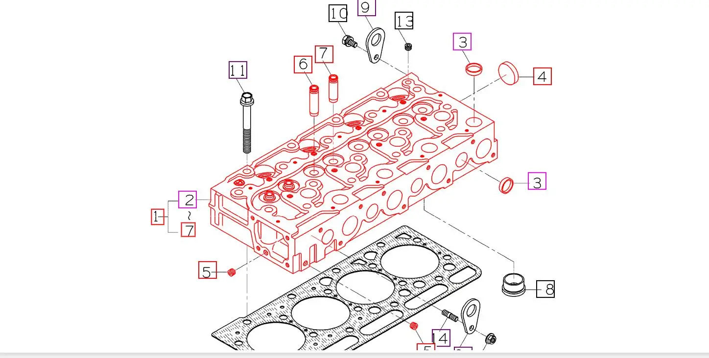 Mahindra Tractor Cylinder Head Mahindra Direct Parts