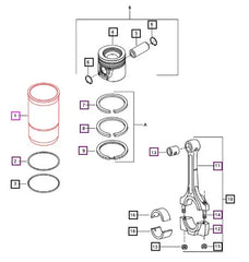Mahindra Tractor Cylinder Sleeve 006031555E1