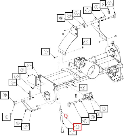 Mahindra Tractor D Lock Pin CKSX09B00781N Mahindra Direct Parts
