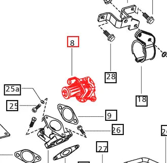 Mahindra Tractor DC Motor EGR Valve 006015962D2 Mahindra Direct Parts
