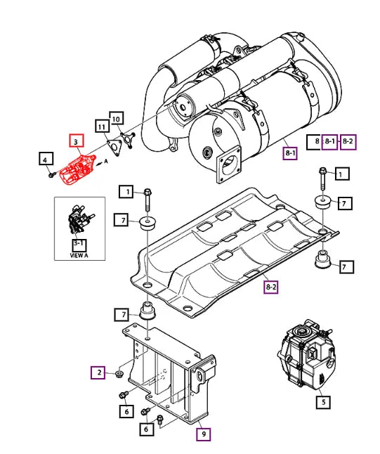 Mahindra Tractor DEF Injector Dosing Module 300630-00015 Mahindra