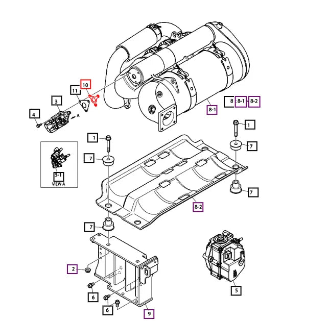 Mahindra Tractor DEF Injector Dosing Module Gasket 400612-00073 Mahindra Direct Parts