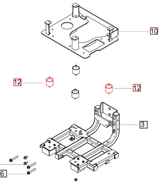 Mahindra Tractor DEF Tank Isolator 007643037U91 Mahindra Direct Parts