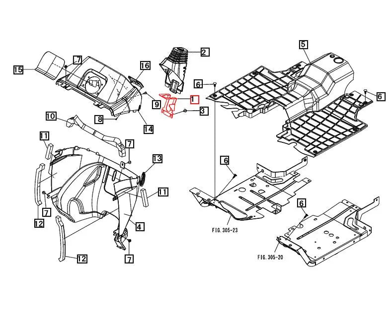 Mahindra Tractor Dash Bracket 19457235AG0 Mahindra Direct Parts