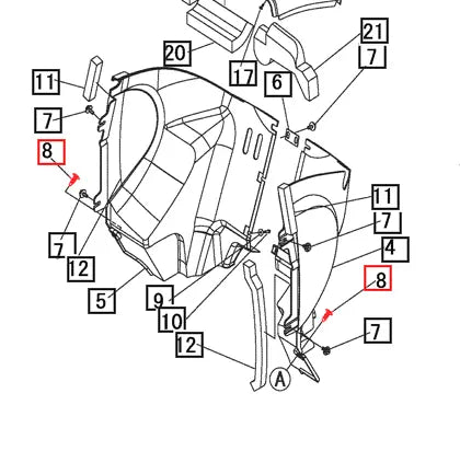 Mahindra Tractor Dash Clip 10406313000 Mahindra Direct Parts