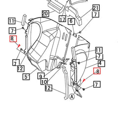 Mahindra Tractor Dash Clip 10406313000