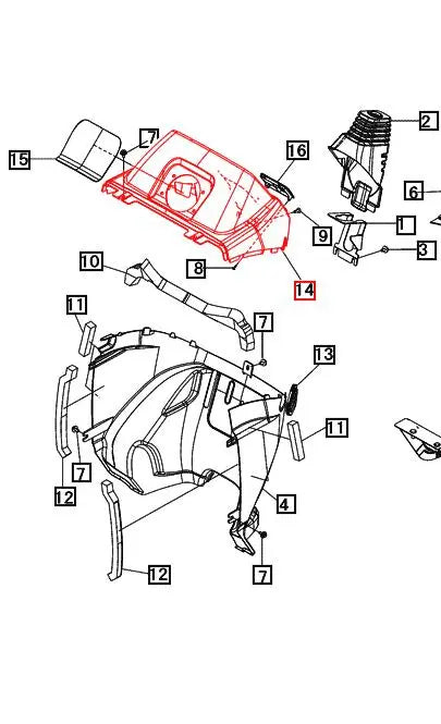 Mahindra Tractor Dash Cover 10462852002 Mahindra Direct Parts