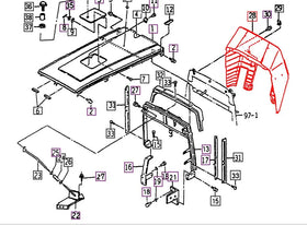 Mahindra Tractor Dash Cover 16756030020 Mahindra