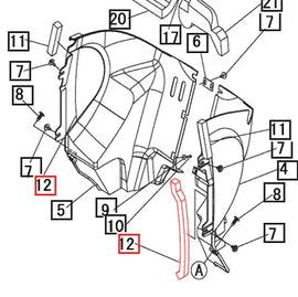 Mahindra Tractor Dash Cushion 19560424000 Mahindra Direct Parts