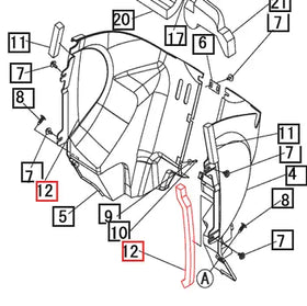 Mahindra Tractor Dash Cushion 19560424000 Mahindra Direct Parts