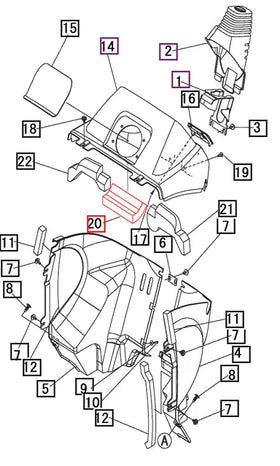 Mahindra Tractor Dash Cushion 19562656001 Mahindra Direct Parts