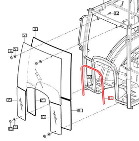 Mahindra Tractor Dash Frame Insulator 12391120060 Mahindra Direct Parts