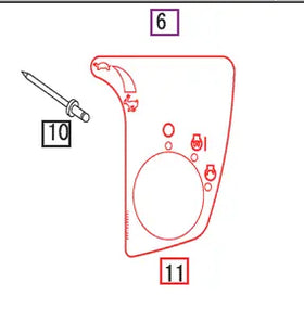 Mahindra Tractor Dash Panel Decal 19458761000 Mahindra Direct Parts