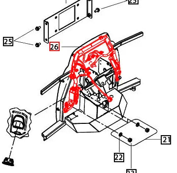Mahindra Tractor Dashboard Harness Wiring 007709022U91 Mahindra Direct Parts