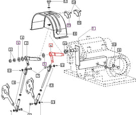 Mahindra Tractor Dc Lever 007600167D11 Mahindra Direct Parts