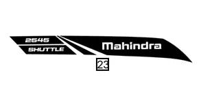 Mahindra Tractor Decal 2545 RH 12639010050 Mahindra Direct Parts
