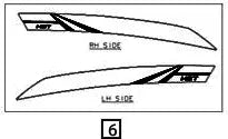 Mahindra Tractor Decal - HST E008004577D1 Mahindra Direct Parts