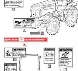Mahindra Tractor Decal Hydraulic Control 12009040040 Mahindra Direct Parts