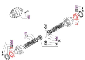 Mahindra Tractor Differential Bearing 006500429C1 Mahindra Direct Parts