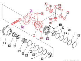 Mahindra Tractor Differential Case Assembly 19571401000 Mahindra Direct Parts
