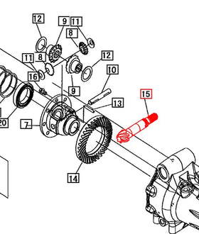 Mahindra Tractor Differential Pinion 19453126000 Mahindra Direct Parts