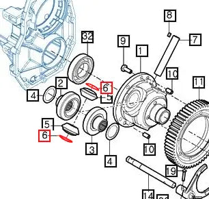 Mahindra Tractor Differential Pinion Washer 11613180050 Mahindra Direct Parts