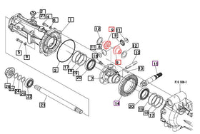 Mahindra Tractor Differential Side Gear 10191413000 Mahindra Direct Parts