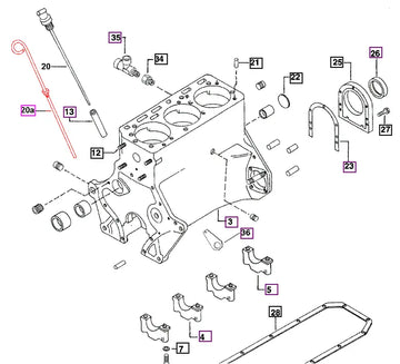 Mahindra Tractor Dipstick 005557815R91 Mahindra