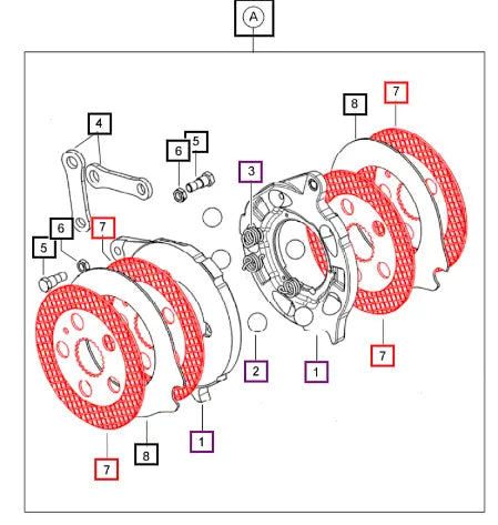 Mahindra Tractor Disc - Friction 006514202V1 Mahindra Direct Parts