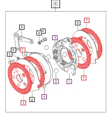Mahindra Tractor Disc - Friction 006514202V1 Mahindra Direct Parts