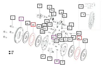 Mahindra Tractor Disc Intermediate (29321190) 006503353D1 Mahindra Direct Parts