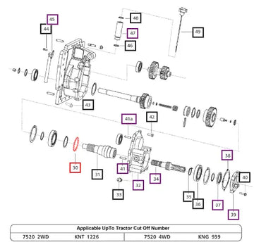 Mahindra Tractor Disc. Pto Rpm Sensor 000016485P04 Mahindra Direct Parts