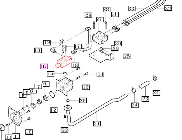 Mahindra Tractor Divider Valve 11205182300GB Mahindra Direct Parts