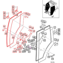 Mahindra Tractor Door Assembly RH 14527053101 Mahindra