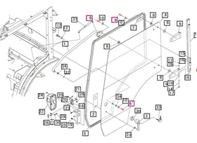 Mahindra Tractor Door Flange Bolt F0500408025 Mahindra
