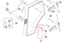 Mahindra Tractor Exterior Door Handle LH And RH Left And Right E007518703D91