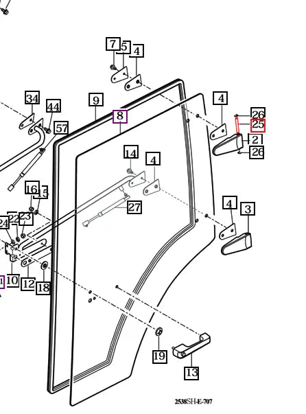 Mahindra Tractor Door Hinge Pin 14527041110 Mahindra Direct Parts