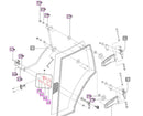 Mahindra Tractor Door Side Latch Kit E007518205D91 Mahindra