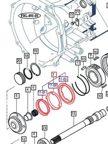 Mahindra Tractor Double Synchro Assembly 14522092101 Mahindra Direct Parts