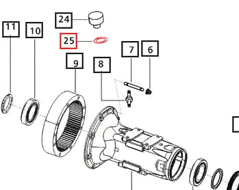 Mahindra Tractor Dowty Seal 1/4 005556339R1 Mahindra Direct Parts