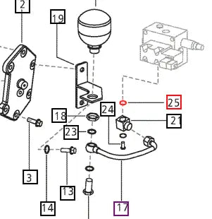 Mahindra Tractor Dowty Seal 1/4 005556339R1 Mahindra Direct Parts
