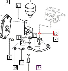Mahindra Tractor Dowty Seal 1/4 005556339R1 Mahindra Direct Parts